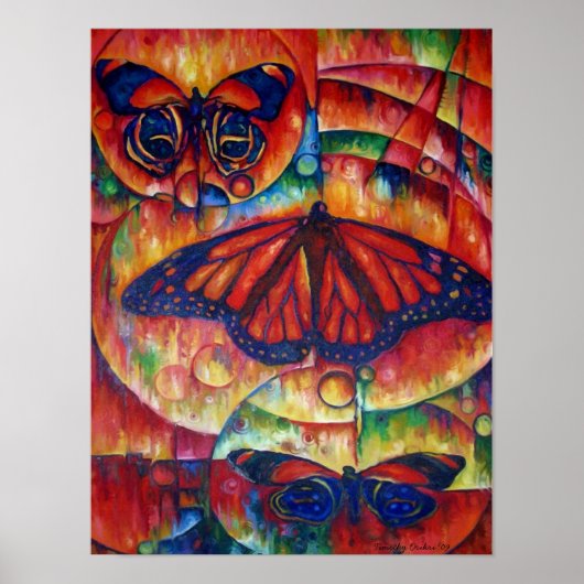 Butterfly Glory - Canvas Print Poster (Vorne)