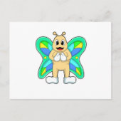 Butterfly glücklich postkarte (Vorderseite)