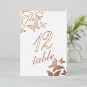 Butterfly Gold Pressheil Tischnummer (Stehend vorne)