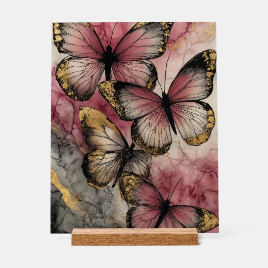 Butterfly grace acrylschild (Vorderseite)