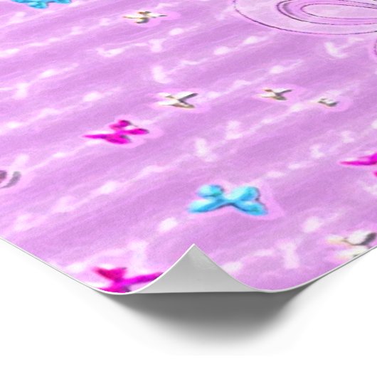 BUTTERFLY GRACE POSTER (Ecke)