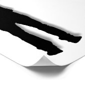 Butterfly Graffiti Funny Poster (Ecke)