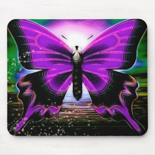 Butterfly Graffitis Mousepad (Vorne)