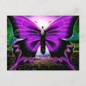 Butterfly Graffitis Postkarte (Vorderseite)