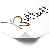 Butterfly Graphic Design, Butterfly Fotodruck (Ecke)