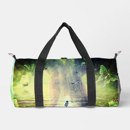 Butterfly Green Heaven Duffle Bag (Vorderseite)