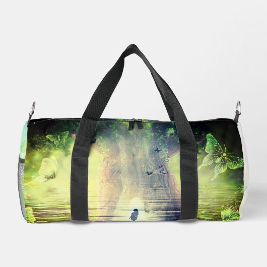 Butterfly Green Heaven Duffle Bag (Rückseite)