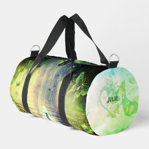 Butterfly Green Heaven Duffle Bag