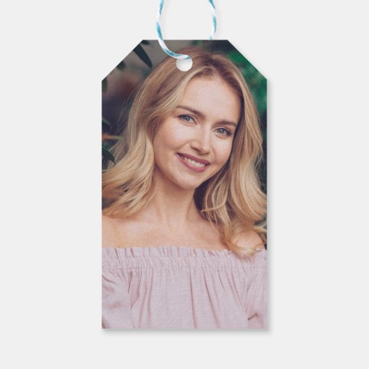 Butterfly Greenerity Funeral Seed Packet Foto Geschenkanhänger (Rückseite)