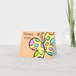 Butterfly Greetings Karte