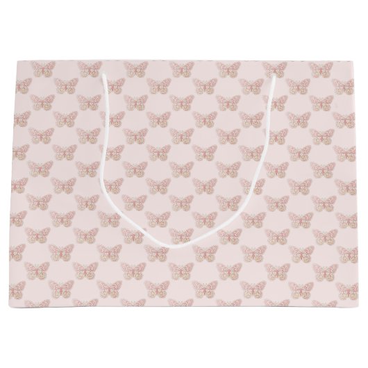 Butterfly Große Geschenktasche Geschenktüte (Vorderseite)