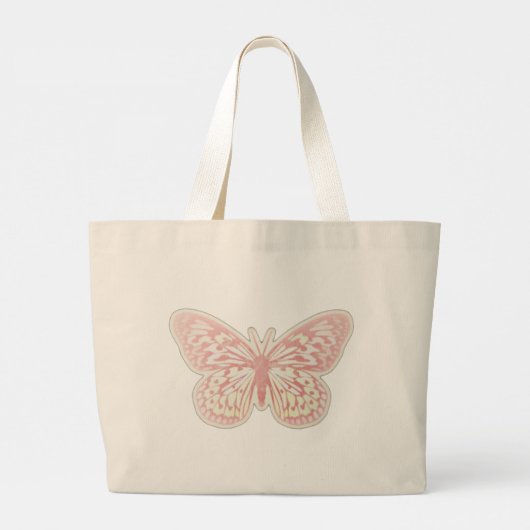 Butterfly Große Totttasche Jumbo Stoffbeutel (Rückseite)