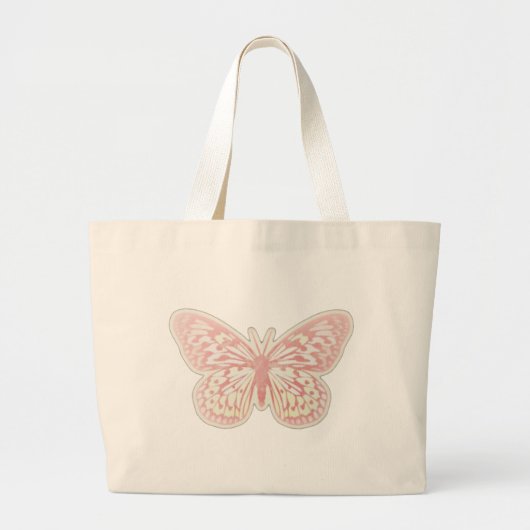 Butterfly Große Totttasche Jumbo Stoffbeutel (Vorne)