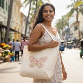 Butterfly Große Totttasche Jumbo Stoffbeutel