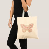 Butterfly Große Totttasche Tragetasche (Vorderseite (Produkt))
