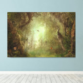 Butterfly Grove Wrapped Canvas Leinwanddruck (Insitu (Holzboden))