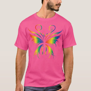 Butterfly Grunge ästhetische Fairycore Dunkle Goth T-Shirt