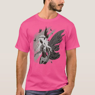 Butterfly Grunge Fairycore Ästhetik Skelett Dunkel T-Shirt
