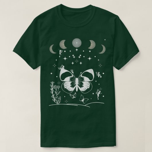 Butterfly Grunge Fairycore Ästhetische Kernkompone T-Shirt (Design vorne)
