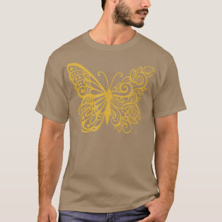 Butterfly Grunge Fairycore Ästhetische Ornamentik  T-Shirt