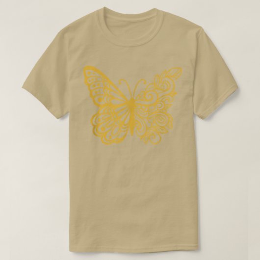 Butterfly Grunge Fairycore Ästhetische Ornamentik  T-Shirt (Design vorne)