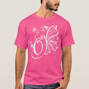 Butterfly Grunge Fairycore ästhetischer Letter O M T-Shirt