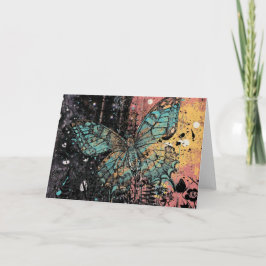 Butterfly Grunge Karte