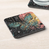Butterfly Grunge Untersetzer (Linke Seite)