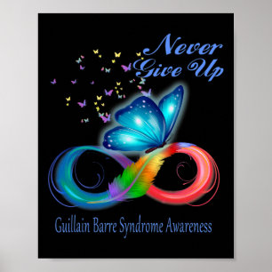Butterfly Guillain Byrre-Syndrom Bewusstsein Poster