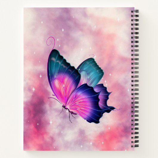 Butterfly Handwriting Practice Book Notizblock (Rückseite)