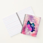Butterfly Handwriting Practice Book Notizblock (Innenseite)