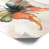 Butterfly Happiness Premium Leinwand Poster (12x18 (Ecke)