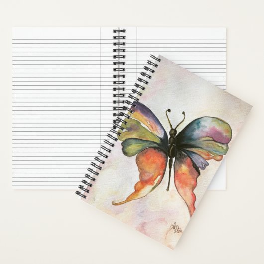 Butterfly Happiness Spiral Notebook Notizblock (Innen)