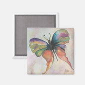 Butterfly Happy Magnet (Vorderseite/Rückseite)