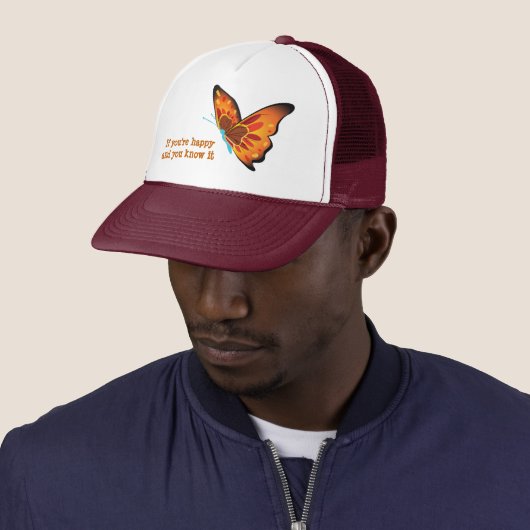 Butterfly Hat - Happy Hat Truckerkappe (Beispiel)