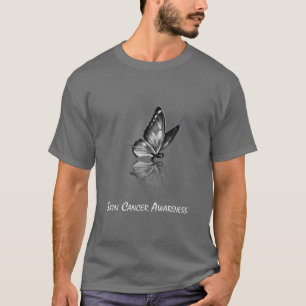Butterfly-Hautkrebs-Bewusstsein T-Shirt