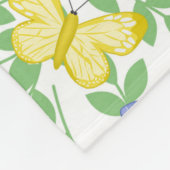 Butterfly Heart Art Fleecedecke (Ecke)