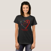 Butterfly Heart I'm A Survivor CHD Heart Disease A T-Shirt (Vorne ganz)