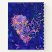 Butterfly-Heart-Notebook-Malerei Liebe Notizblock (Rückseite)