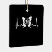 Butterfly Heartbeat Keramikornament (Rechts)