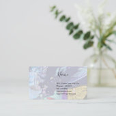 Butterfly Heaven Business Card Visitenkarte (Stehend Vorderseite)