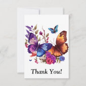Butterfly Heaven Dankeskarte (Vorderseite)