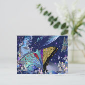 Butterfly Heaven Postkarte (Stehend Vorderseite)