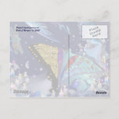 Butterfly Heaven Postkarte (Rückseite)