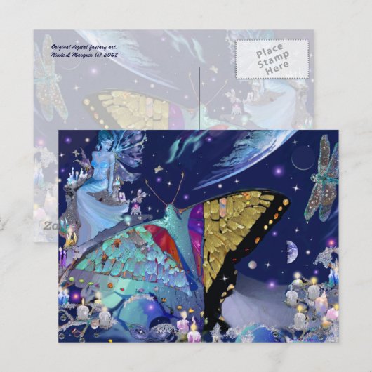 Butterfly Heaven Postkarte (Vorne/Hinten)