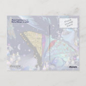 Butterfly Heaven Postkarte (Rückseite)