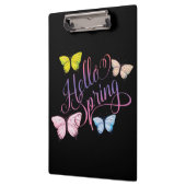 Butterfly Hello Spring Klemmbrett (Links)