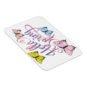 Butterfly Hello Spring Magnet (Rechte Seite)