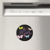 Butterfly Hello Spring Magnet (In Situ (Geschirrspüler))