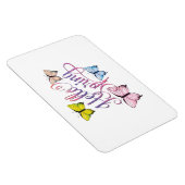 Butterfly Hello Spring Magnet (Rechte Seite)